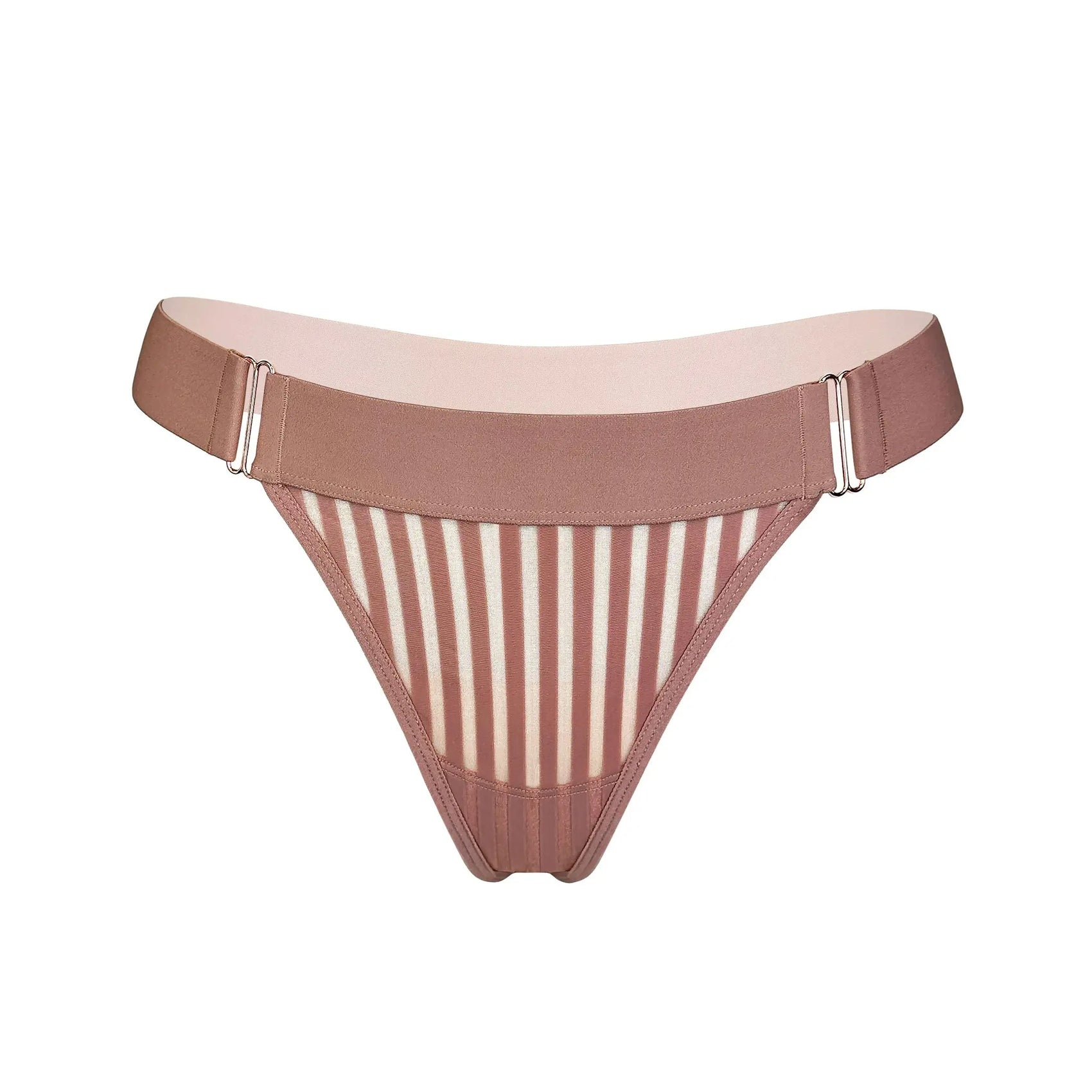 Vertigo Banded Thong Mushroom - Monique Morin Lingerie