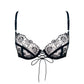 Whisper Wired Demi Bra Black - Monique Morin Lingerie