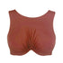 Brown modal bra top with underwire and adjustable back closure