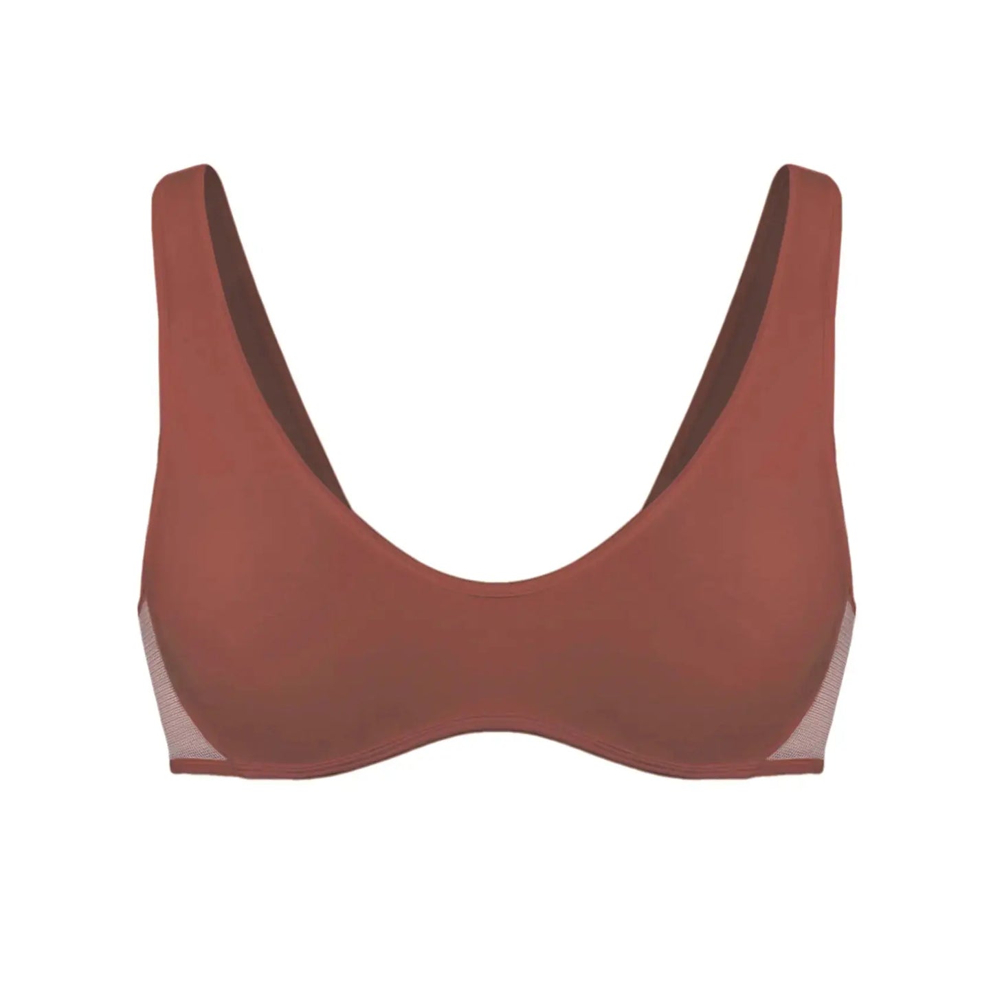 Core Scoop Neck Bralette Sugar - Monique Morin Lingerie
