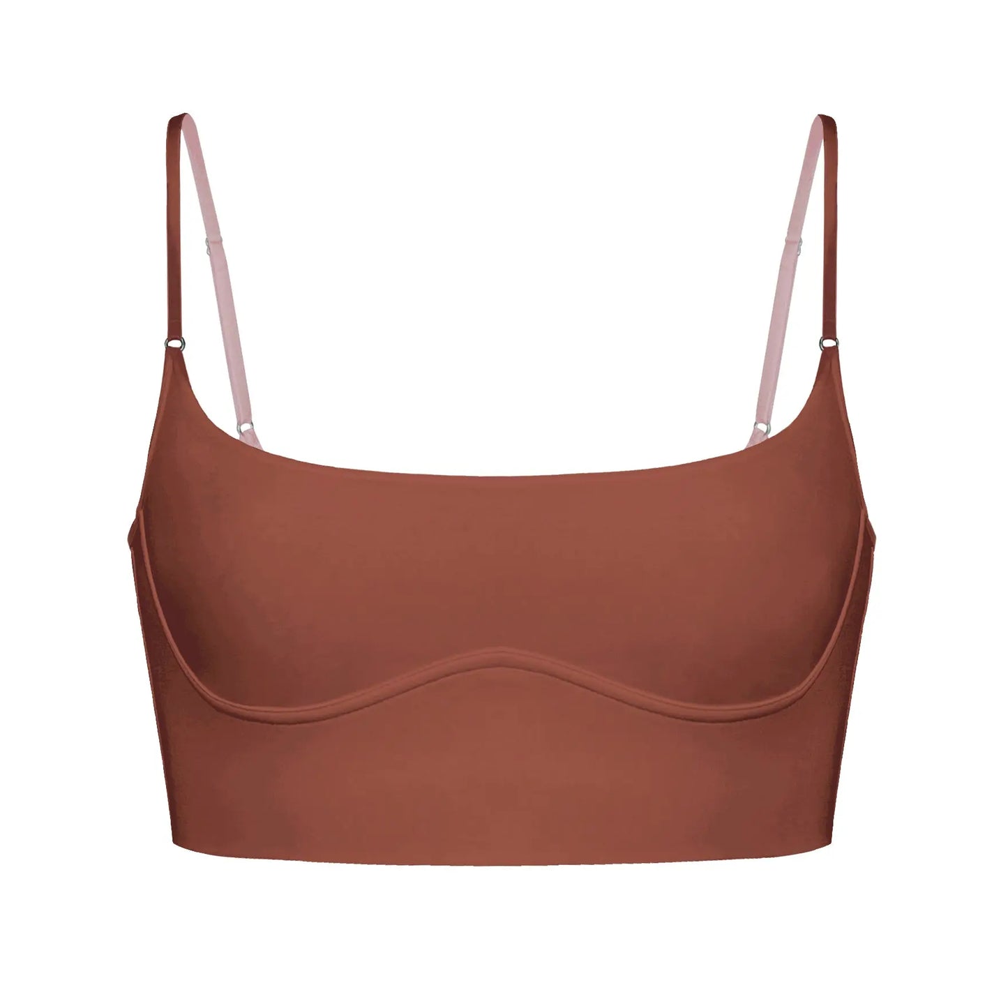 Core Long Line Bralette Sugar - Monique Morin Lingerie