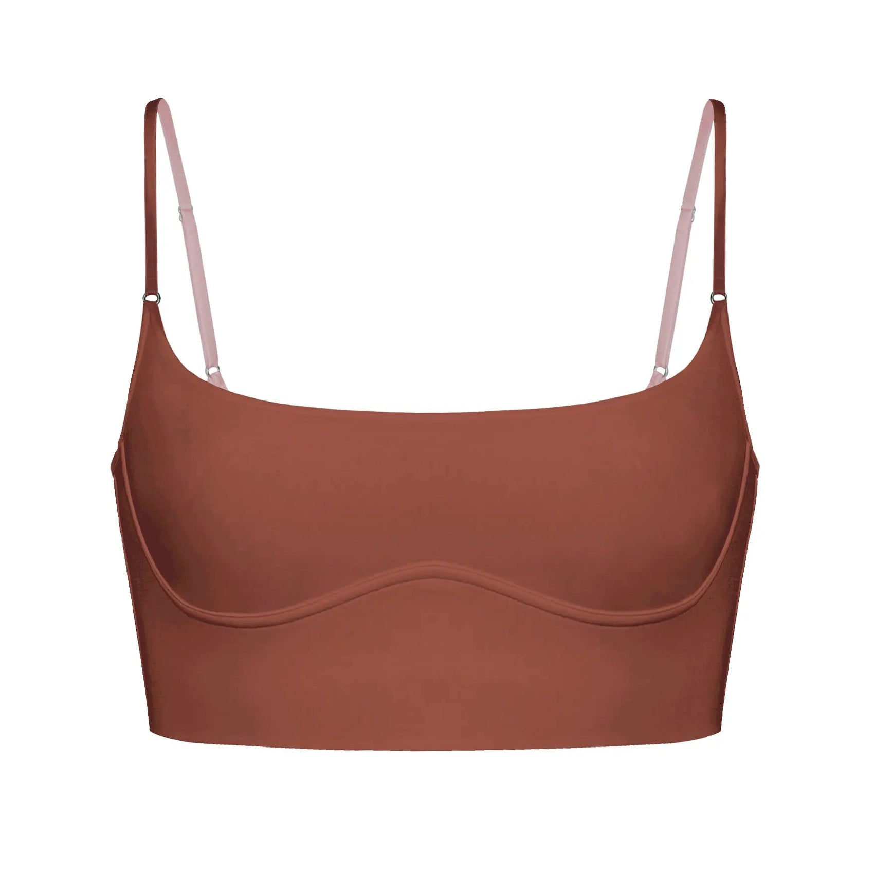 Core Long Line Bralette Sugar - Monique Morin Lingerie