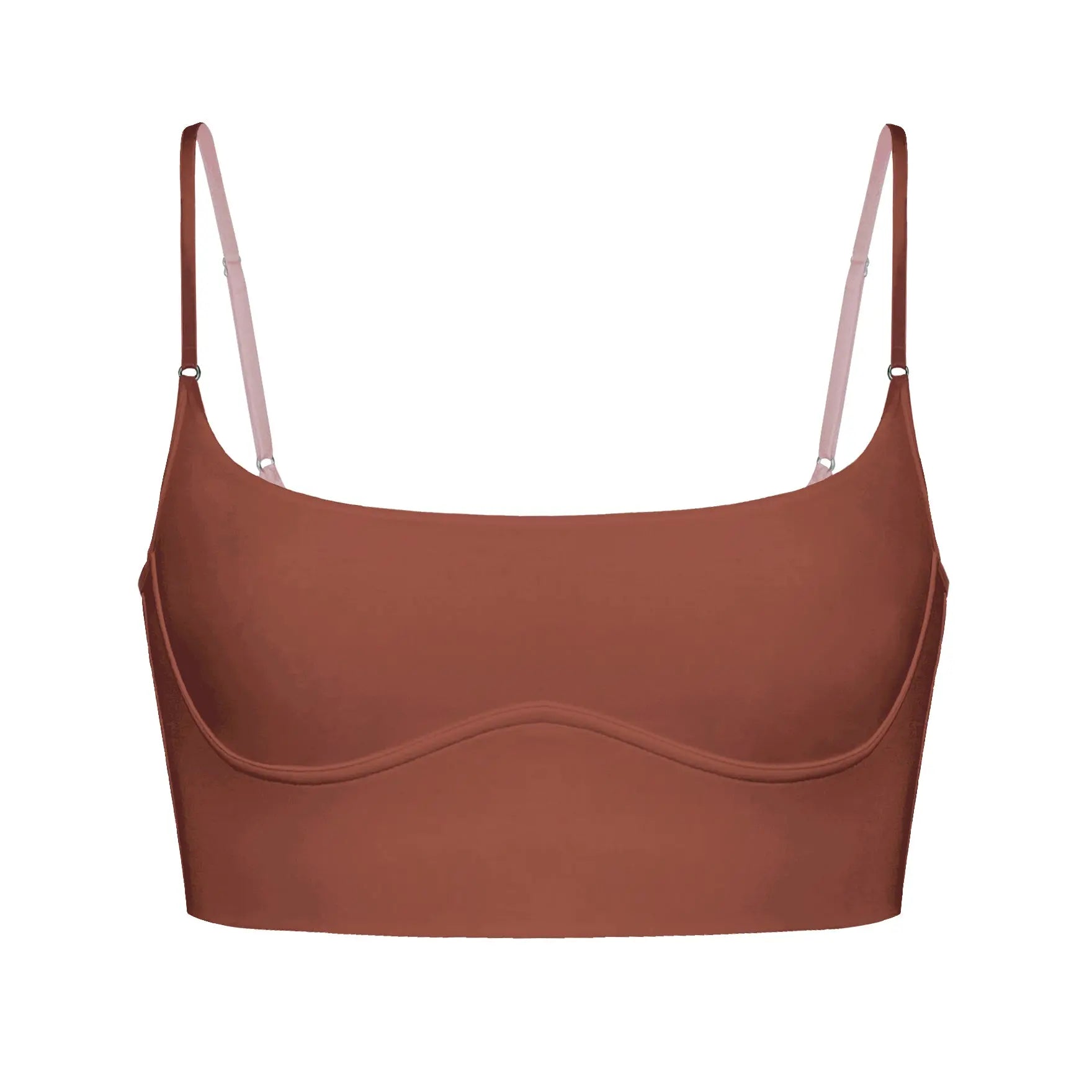 Core Long Line Bralette Sugar - Monique Morin Lingerie