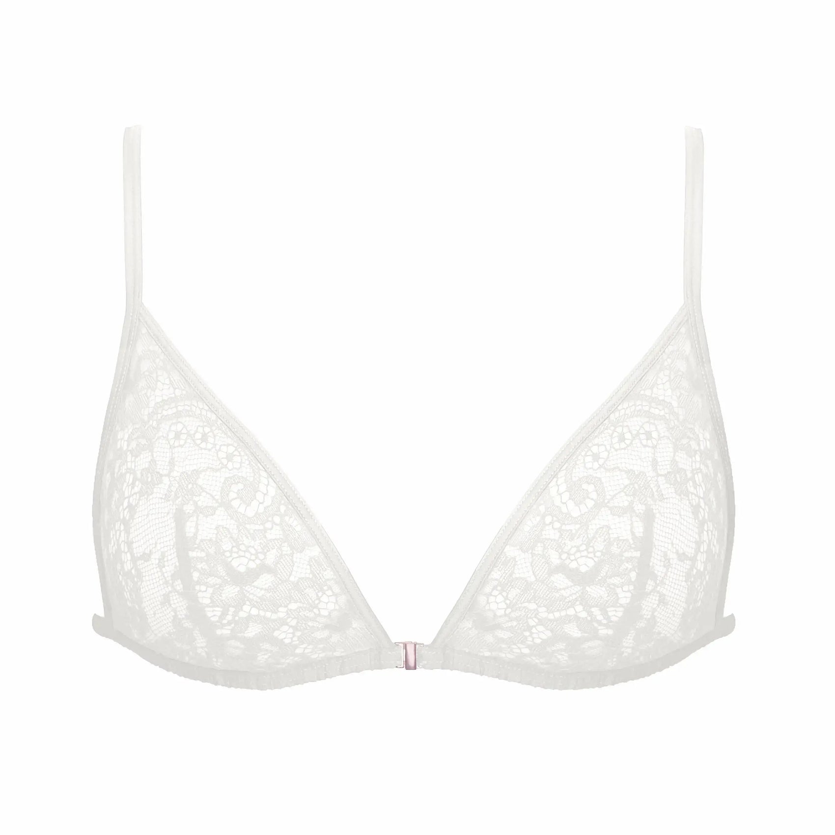 Moonstruck Triangle Bralette Crystal - Monique Morin Lingerie