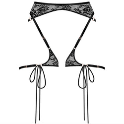 Moonstruck Lace Harness Black