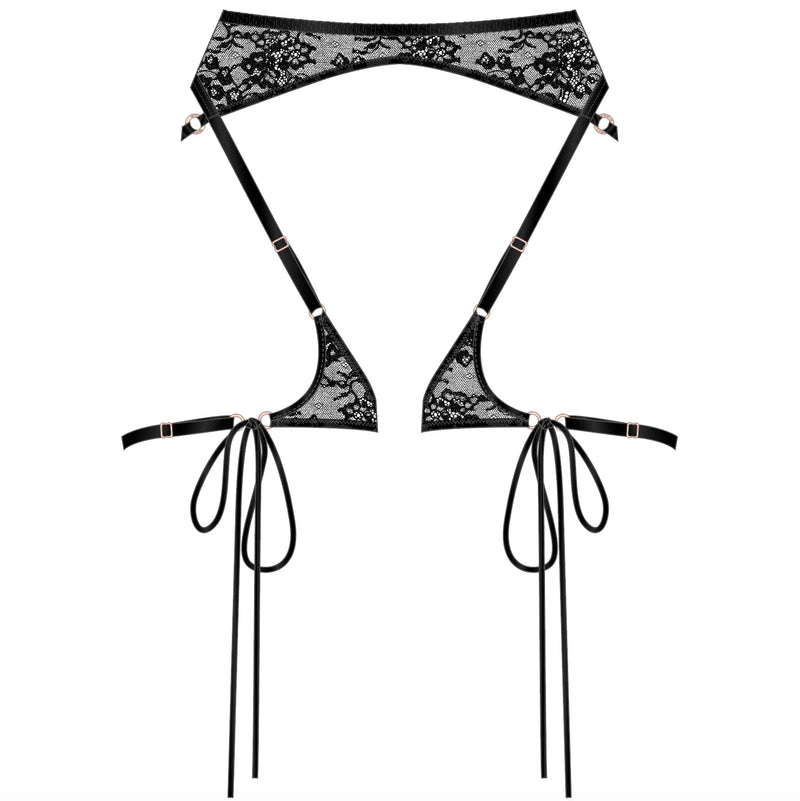 Moonstruck Lace Harness Black