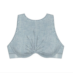 Fade Wired Bra Top Denim