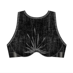 Fade Wired Bra Top Black