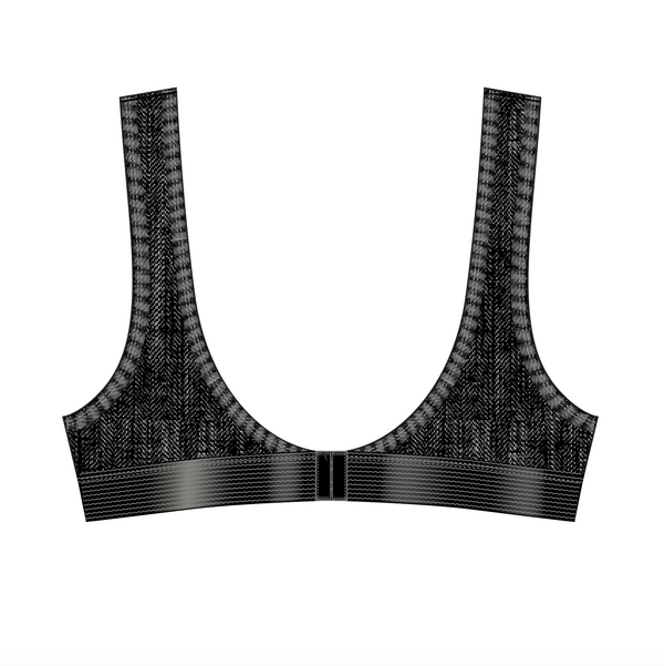 Fade Wired Bra Top Black