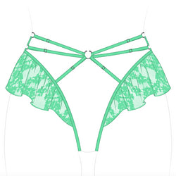 Hologram Skirted Harness Plastic Green