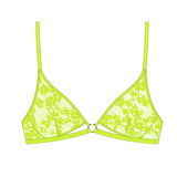 Product thumbnail Hologram Bralette Acid Green