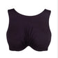 Black modal bra top with underwire and adjustable back closure