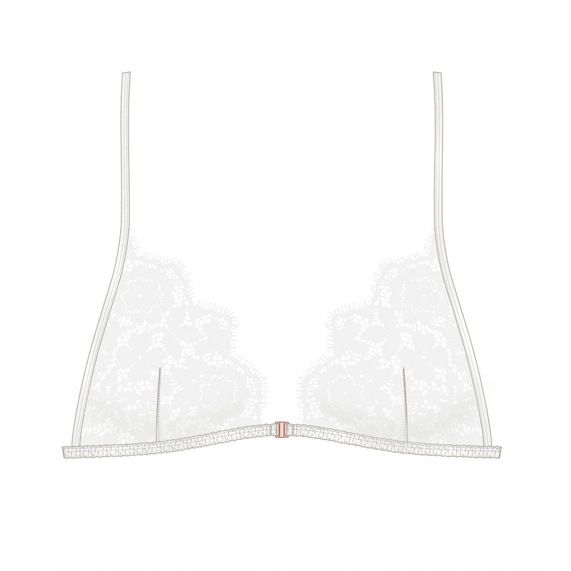 Frisson Triangle Bralette Crystal