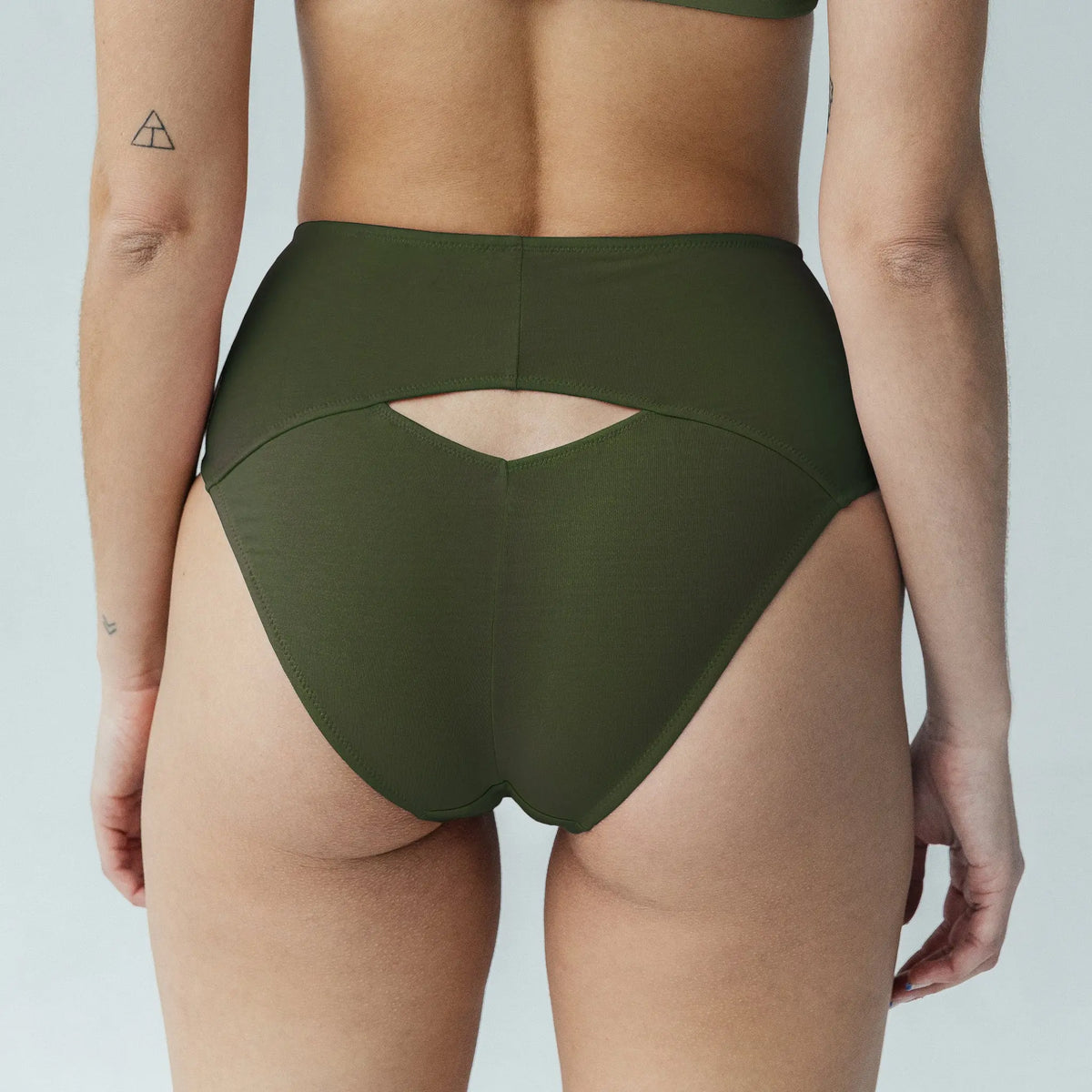 Caress Brief Avocado - Monique Morin Model 5'7" wearing size S