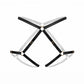 Black adjustable elastic, pull-on harness