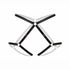 Black adjustable elastic, pull-on harness