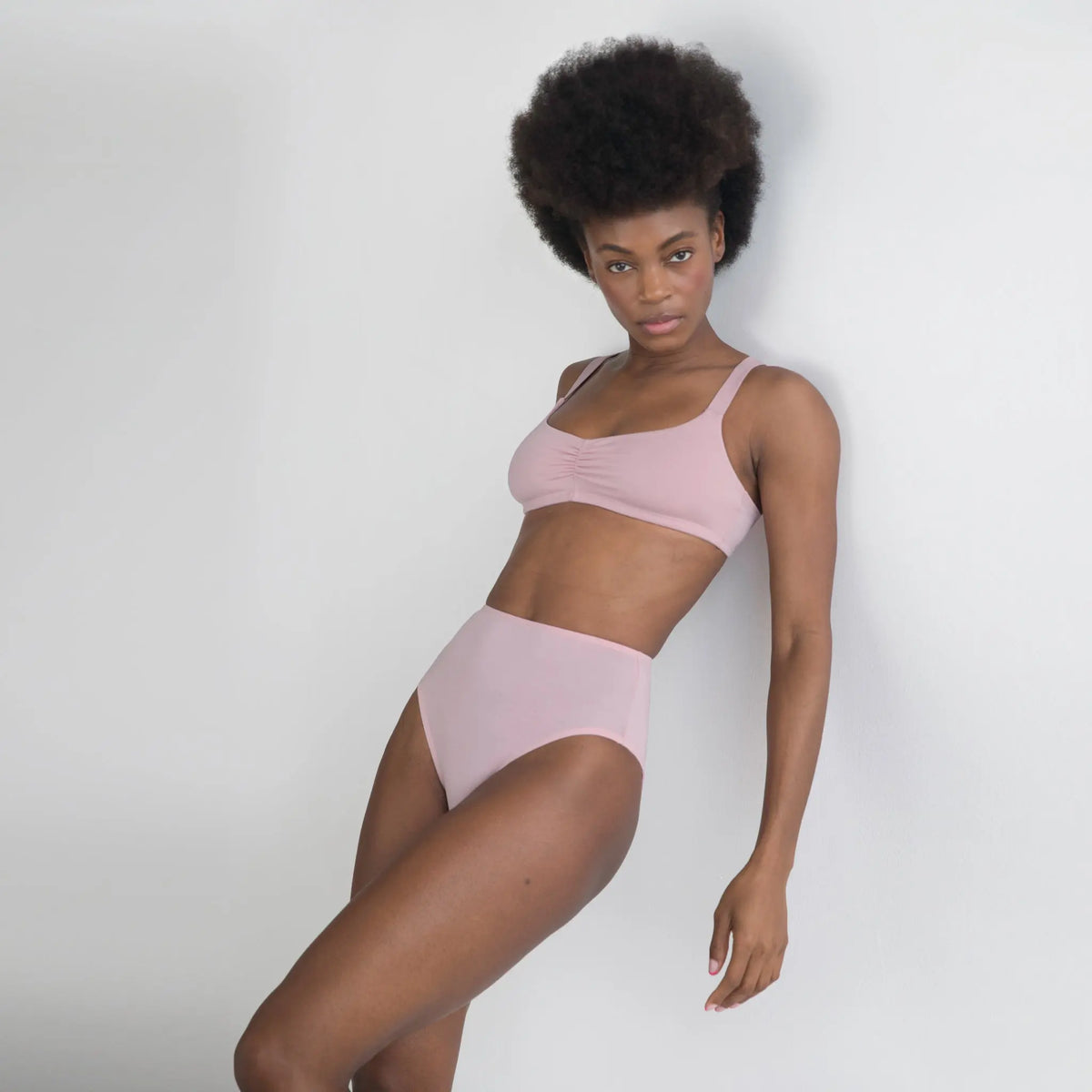 Caress Brief Fleur Pink - Monique Morin Lingerie