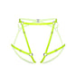 Frisson Harness Acid Green - Monique Morin Lingerie
