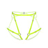 Frisson Harness Acid Green - Monique Morin Lingerie