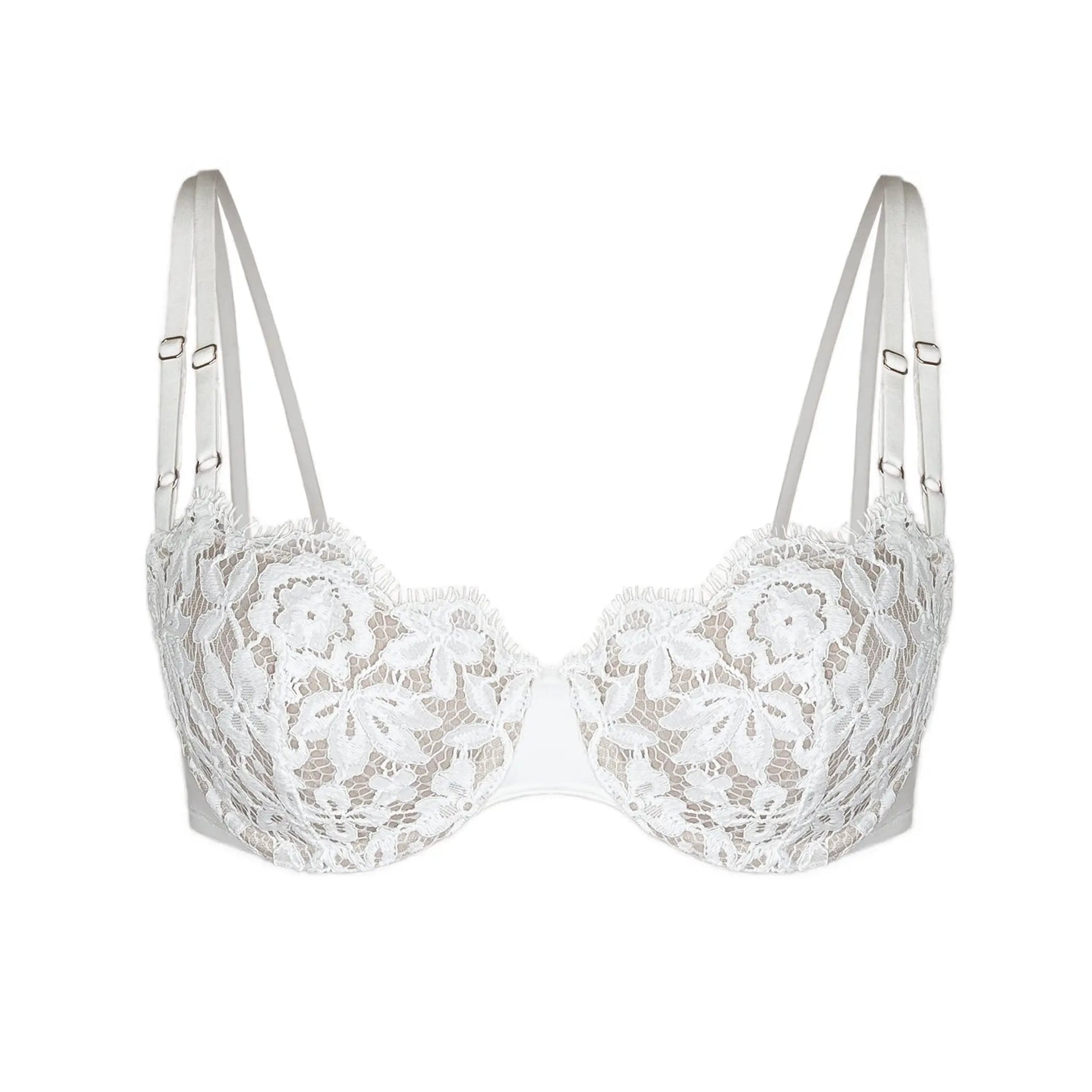 Frisson Balconette Bra Crystal - Monique Morin Lingerie