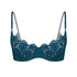 Frisson Scoop Demi Bra Tourmaline - Monique Morin Lingerie