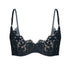 Frisson Scoop Demi Bra Black - Monique Morin Lingerie