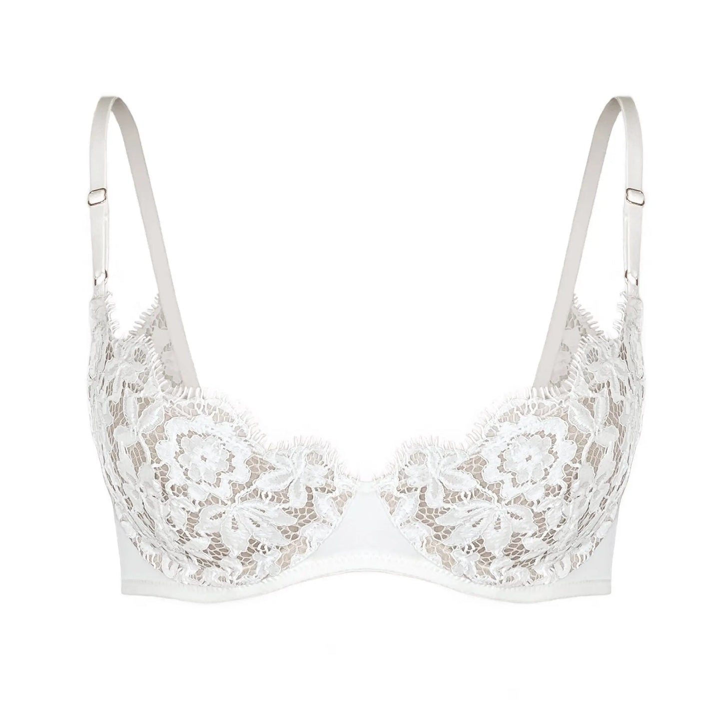 Frisson Scoop Demi Bra Crystal - Monique Morin Lingerie