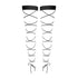 Crisscross Stay Up Black - Monique Morin Lingerie
