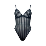 Product thumbnail Vertigo Wired Bodysuit Black - Monique Morin Lingerie
