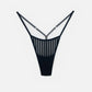Vertigo Micro-G Thong Black Monique Morin