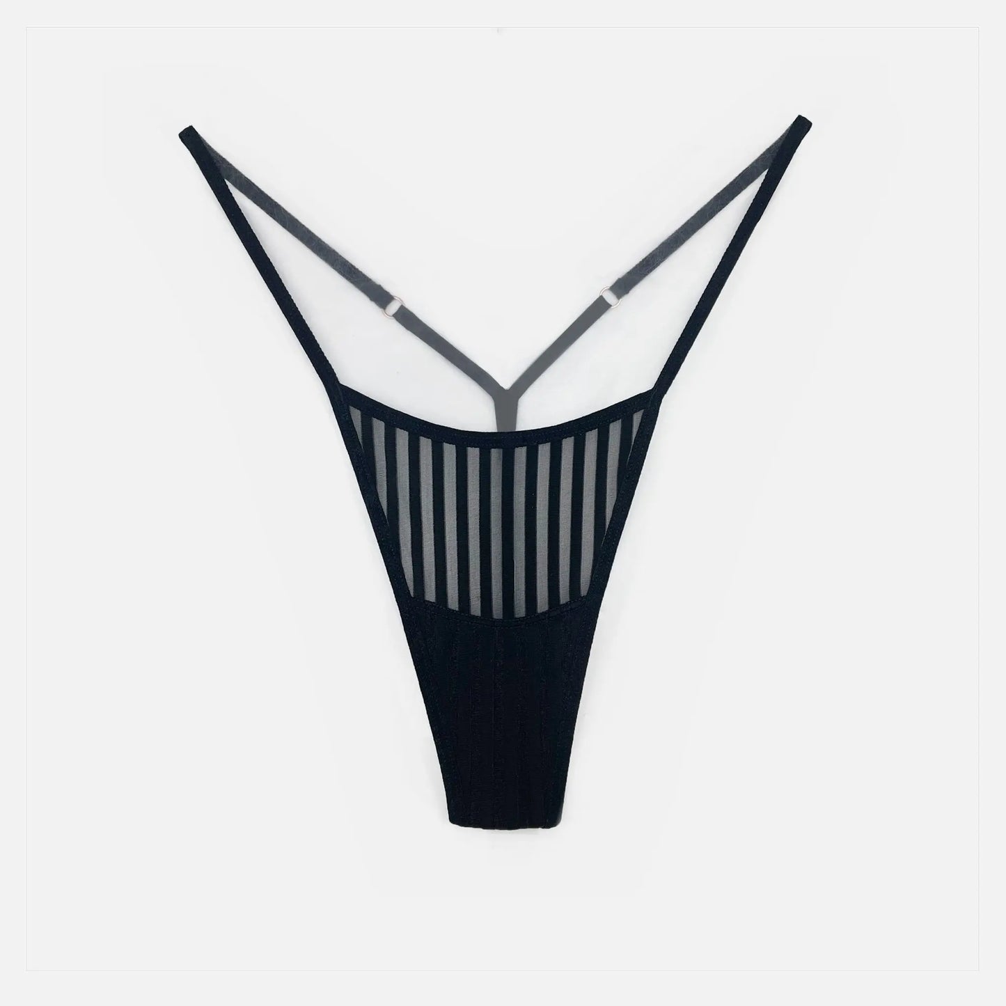Vertigo Micro-G Thong Black Monique Morin