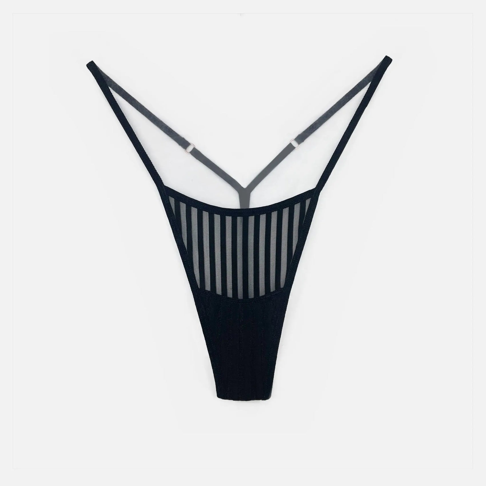 Vertigo Micro-G Thong Black Monique Morin