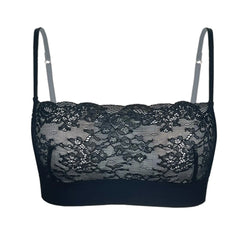 Wild Lace bralette Black - Monique Morin Lingerie