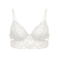 Wild Lace Long Line Bra Crystal - Monique Morin Lingerie