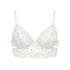 Wild Lace Long Line Bra Crystal - Monique Morin Lingerie