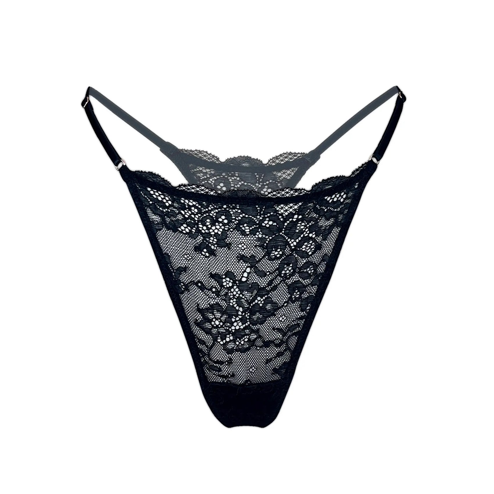 Wild Lace Micro-G Thong Black