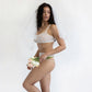 Wild Remix High Leg Panty Crystal - Monique Morin Model 5'9" wearing size M