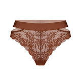 Product thumbnail Wild Lace Cheeky Salted Caramel - Monique Morin Lingerie