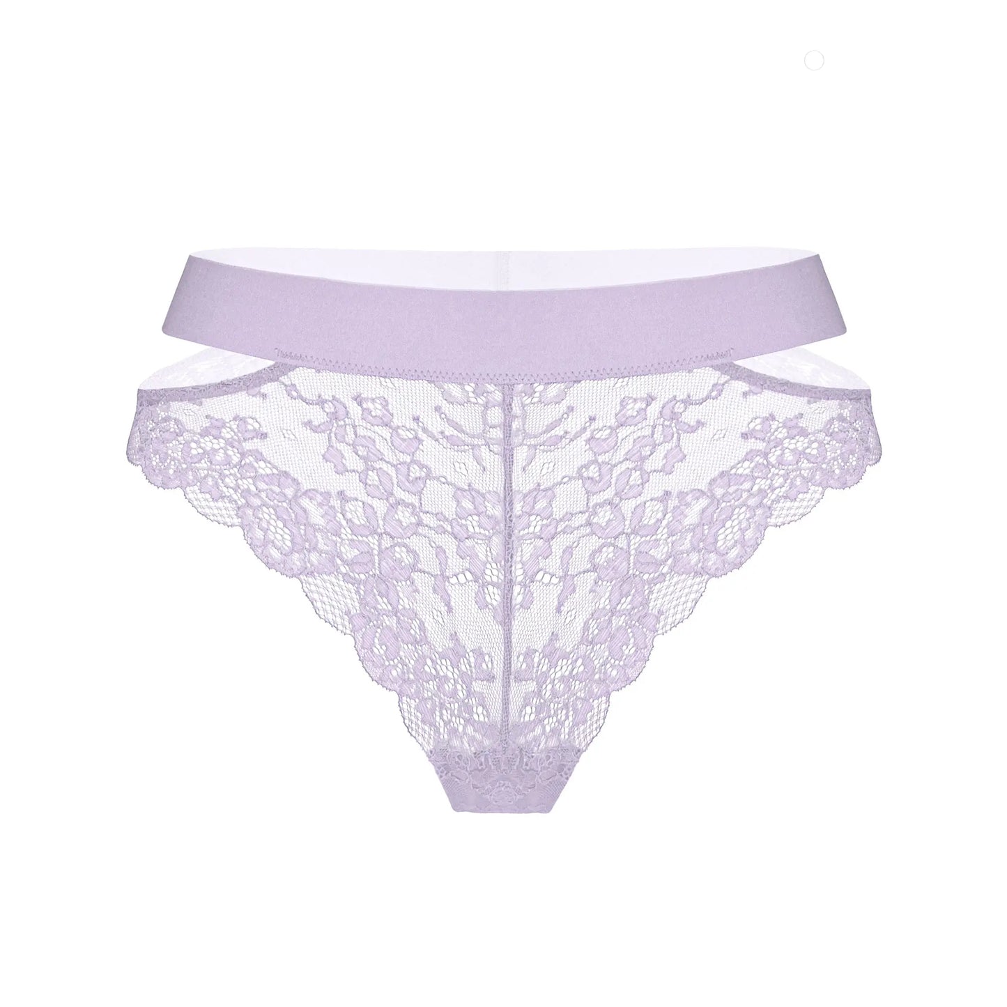 Wild Lace Cheeky Panty Lilac Hint - Monique Morin Lingerie
