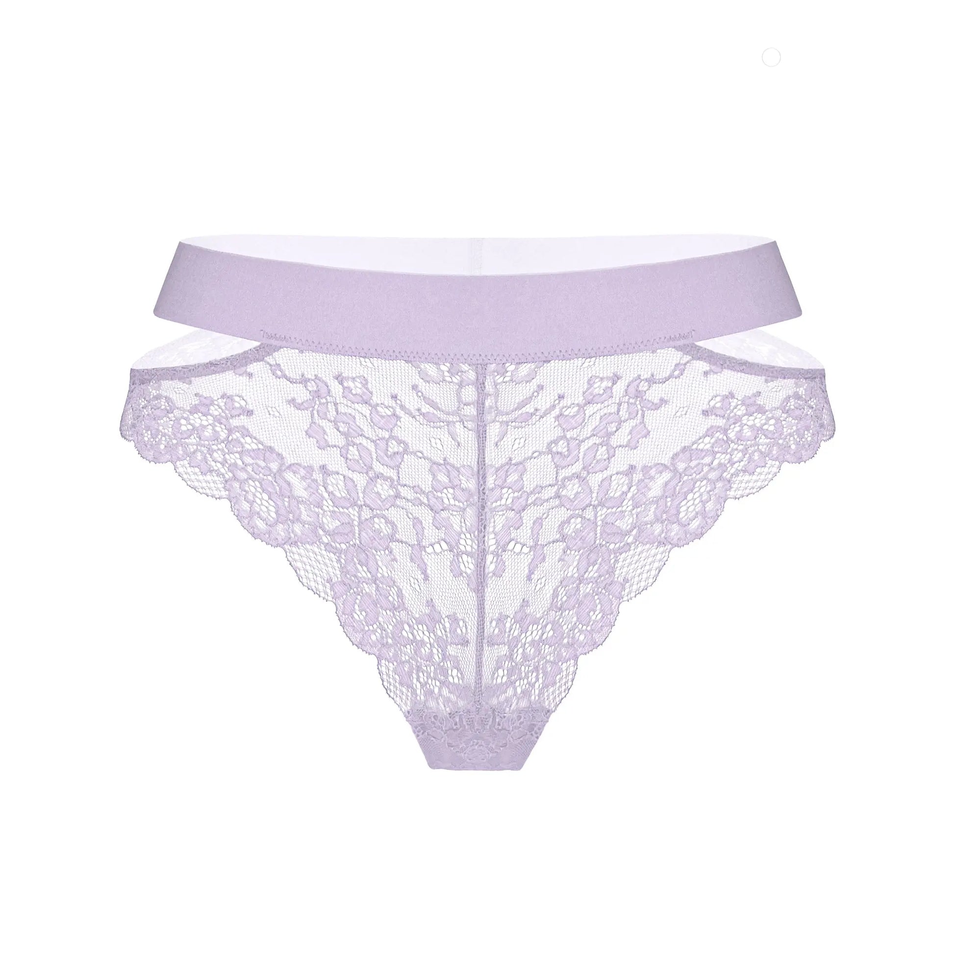 Wild Lace Cheeky Panty Lilac Hint - Monique Morin Lingerie