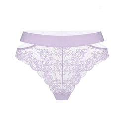 Wild Lace Cheeky Panty Lilac Hint - Monique Morin Lingerie