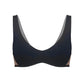 Black modal pull over scoop neck bralette