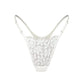 Frisson Micro-G Thong Crystal - Monique Morin Lingerie