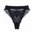 Wild Lace Hi Leg Black - Monique Morin Lingerie