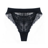 Product thumbnail Wild Lace Hi Leg Black - Monique Morin Lingerie