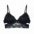 Wild Lace Long Line Bra Black - Monique Morin