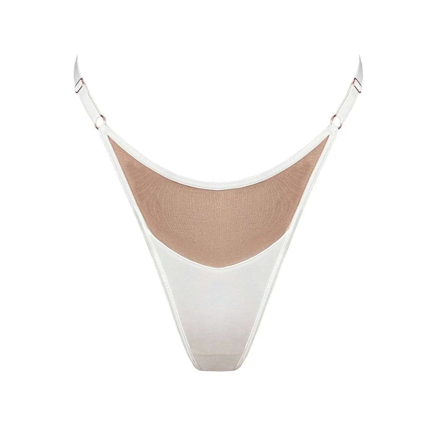 Core Adjustable Thong Crystal - Monique Morin Lingerie